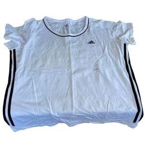 Adidas white ss t-shirt XL NWT